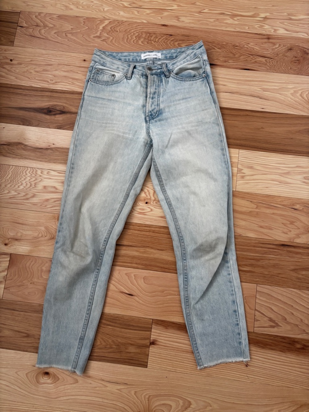 Assembly Label Light Blue Straight-Leg Jeans